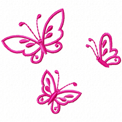 Butterfly Embroidery Design 1